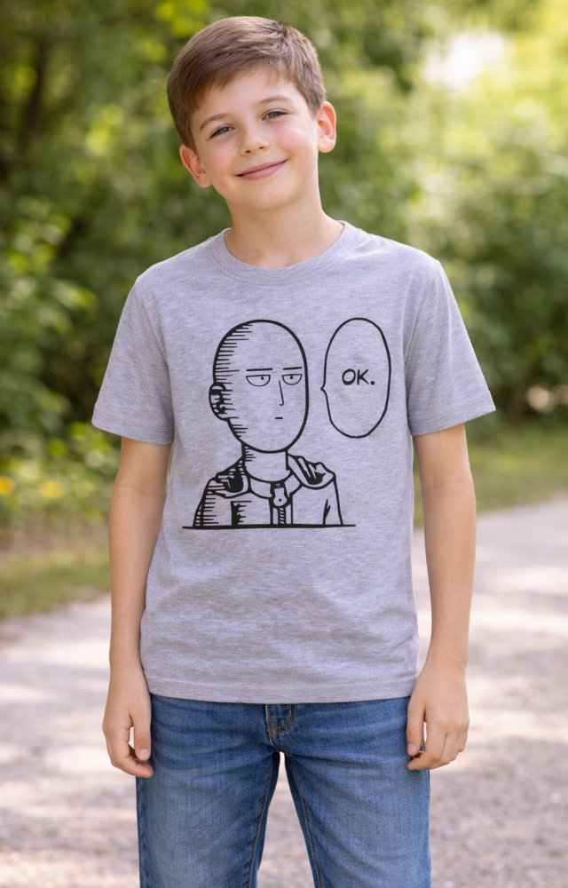 One Punch Man Bisiklet yaka Tişört mk575